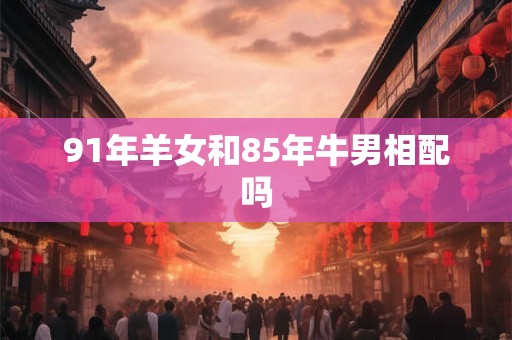 91年羊女和85年牛男相配吗