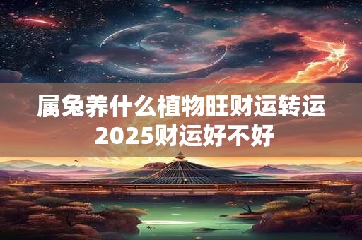 属兔养什么植物旺财运转运 2025财运好不好