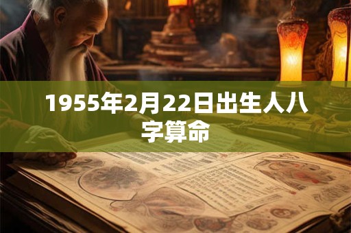 1955年2月22日出生人八字算命