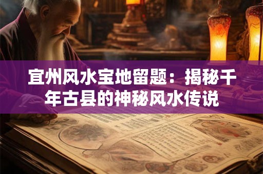 宜州风水宝地留题：揭秘千年古县的神秘风水传说