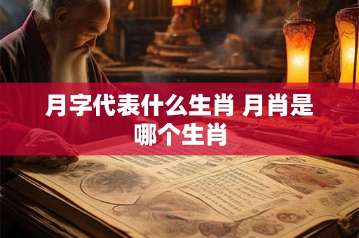 月字代表什么生肖 月肖是哪个生肖