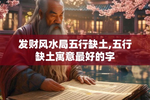 发财风水局五行缺土,五行缺土寓意最好的字