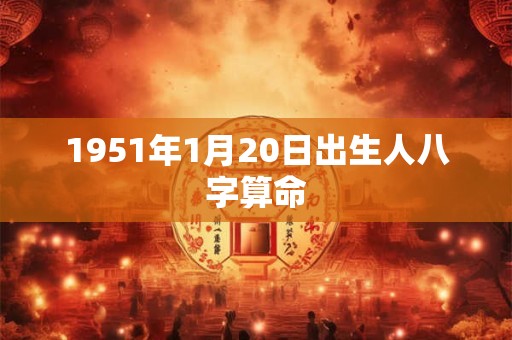 1951年1月20日出生人八字算命