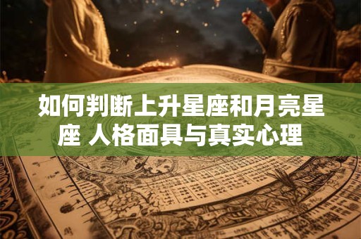 如何判断上升星座和月亮星座 人格面具与真实心理
