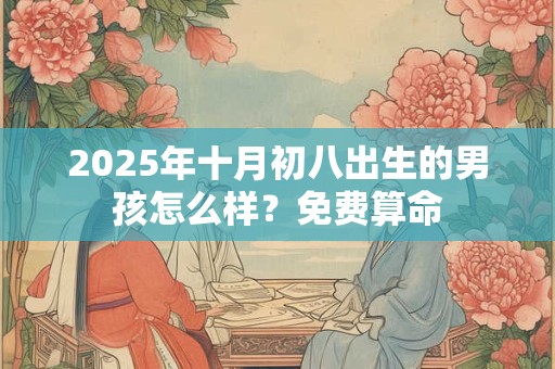 2025年十月初八出生的男孩怎么样？免费算命