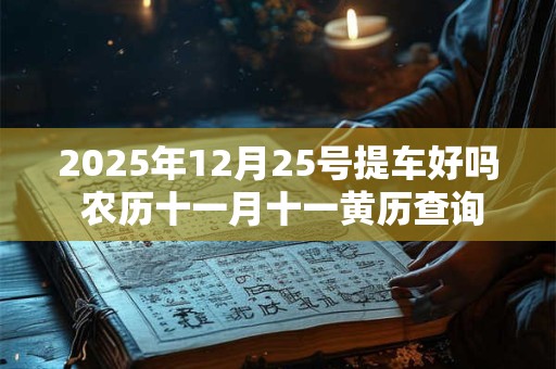 2025年12月25号提车好吗 农历十一月十一黄历查询