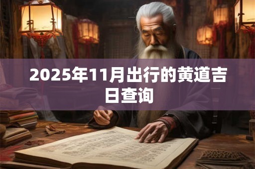 2025年11月出行的黄道吉日查询