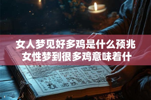 女人梦见好多鸡是什么预兆 女性梦到很多鸡意味着什么