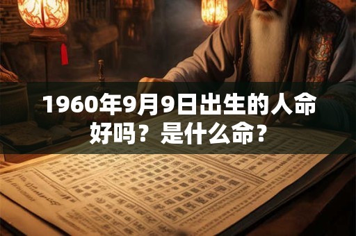 1960年9月9日出生的人命好吗？是什么命？