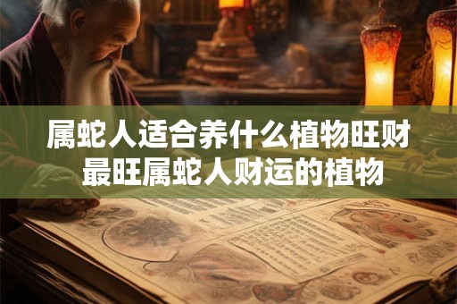 属蛇人适合养什么植物旺财 最旺属蛇人财运的植物