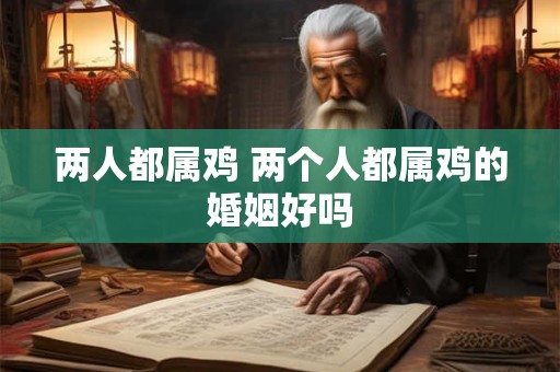 两人都属鸡 两个人都属鸡的婚姻好吗