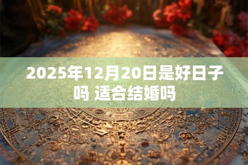 2026年12月20日是好日子吗 适合结婚吗