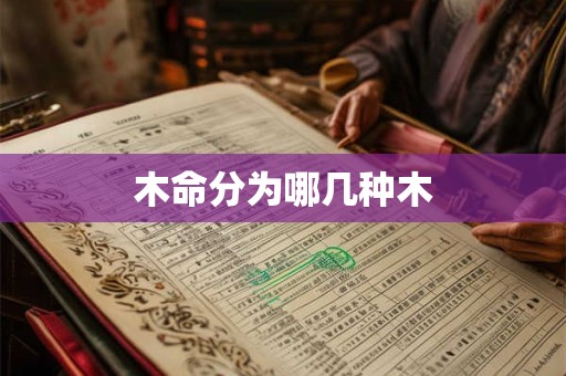 木命分为哪几种木