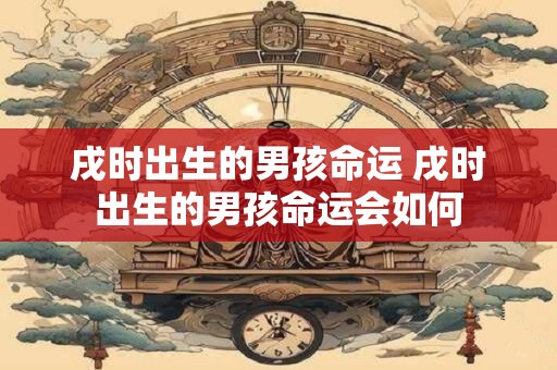 戌时出生的男孩命运 戌时出生的男孩命运会如何