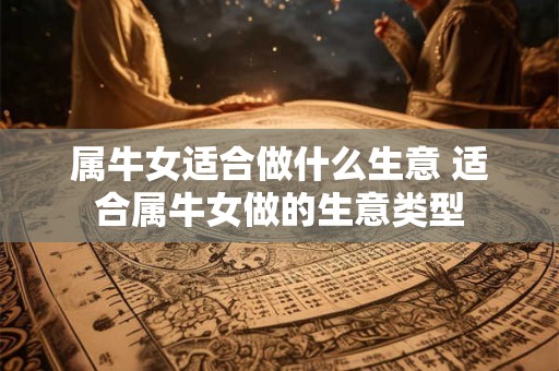 属牛女适合做什么生意 适合属牛女做的生意类型