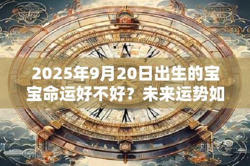 2025年9月20日出生的宝宝命运好不好？未来运势如何？