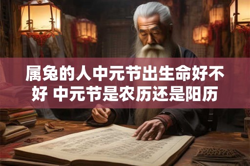 属兔的人中元节出生命好不好 中元节是农历还是阳历