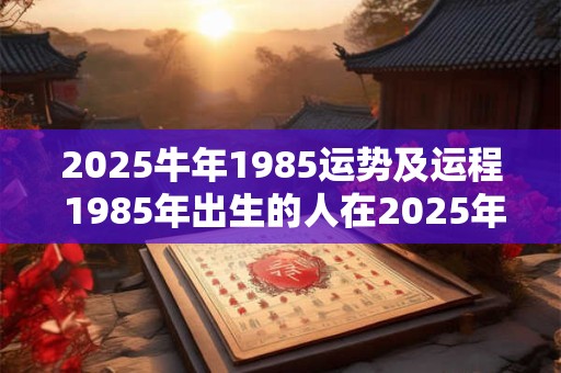 2025牛年1985运势及运程 1985年出生的人在2025年牛年的运势如何