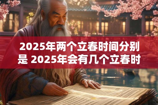 2026年两个立春时间分别是 2026年会有几个立春时间分别是 2026年两个立春时间分别是 2026年会有几个立春时间分别是