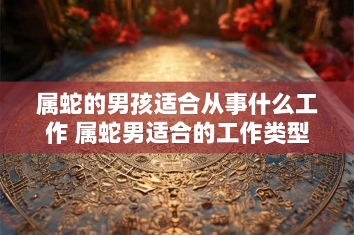属蛇的男孩适合从事什么工作 属蛇男适合的工作类型