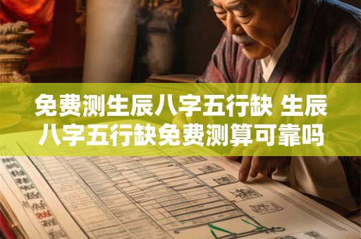 免费测生辰八字五行缺 生辰八字五行缺免费测算可靠吗
