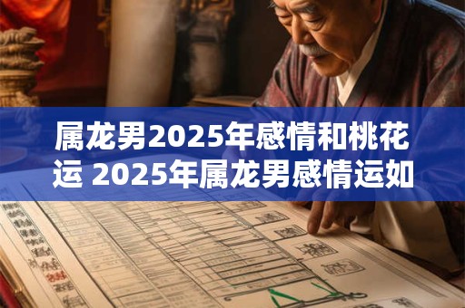 属龙男2025年感情和桃花运 2025年属龙男感情运如何