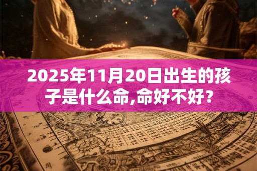 2025年11月20日出生的孩子是什么命,命好不好？
