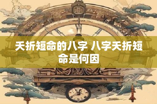 夭折短命的八字 八字夭折短命是何因