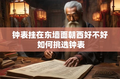 钟表挂在东墙面朝西好不好 如何挑选钟表