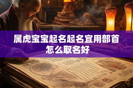 属虎宝宝起名起名宜用部首 怎么取名好