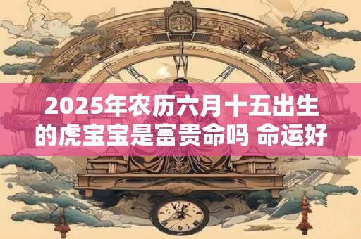 2025年农历六月十五出生的虎宝宝是富贵命吗 命运好不好