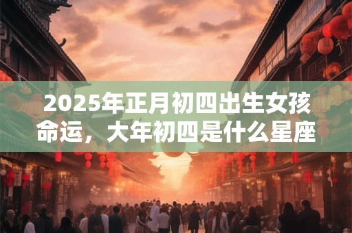 2025年正月初四出生女孩命运,大年初四是什么星座? 2025年正月初四出生女孩命运,大年初四是什么星座?