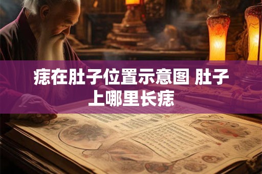 痣在肚子位置示意图 肚子上哪里长痣
