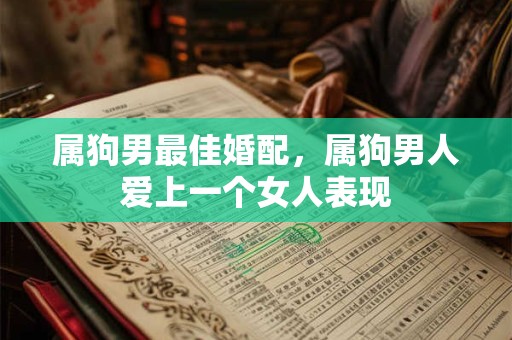 属狗男最佳婚配，属狗男人爱上一个女人表现