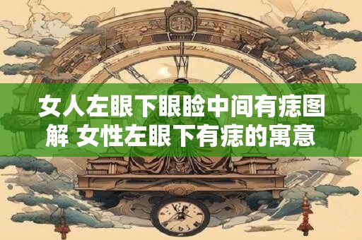 女人左眼下眼睑中间有痣图解 女性左眼下有痣的寓意是什么