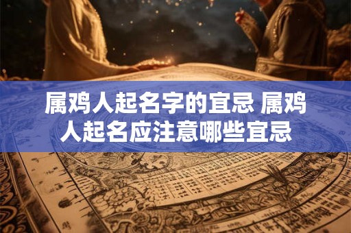 属鸡人起名字的宜忌 属鸡人起名应注意哪些宜忌