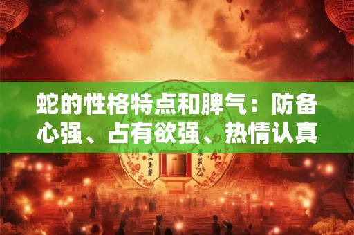 蛇的性格特点和脾气:防备心强、占有欲强、热情认真的蛇人 蛇的性格特点和脾气:防备心强、占有欲强、热情认真的蛇人