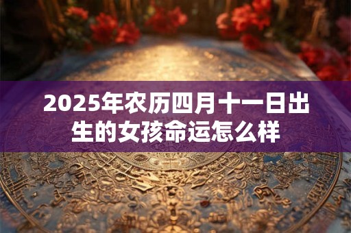2025年农历四月十一日出生的女孩命运怎么样