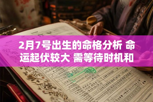 2月7号出生的命格分析 命运起伏较大 需等待时机和贵人