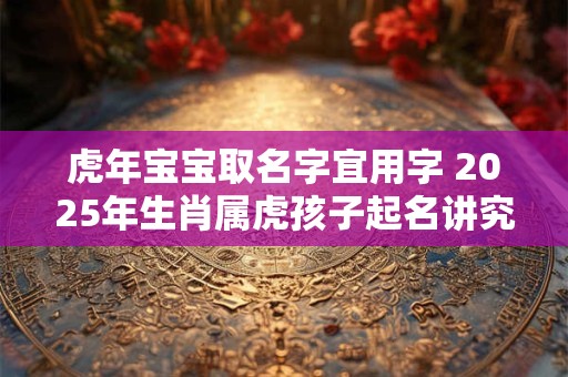 虎年宝宝取名字宜用字 2025年生肖属虎孩子起名讲究