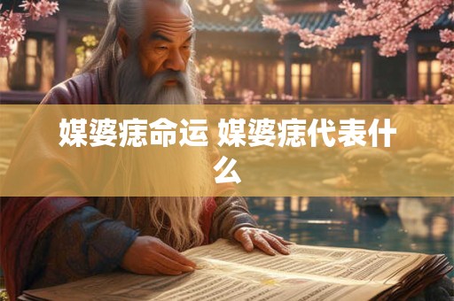 媒婆痣命运 媒婆痣代表什么