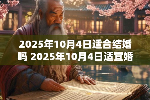 2026年10月4日适合结婚吗 2026年10月4日适宜婚礼