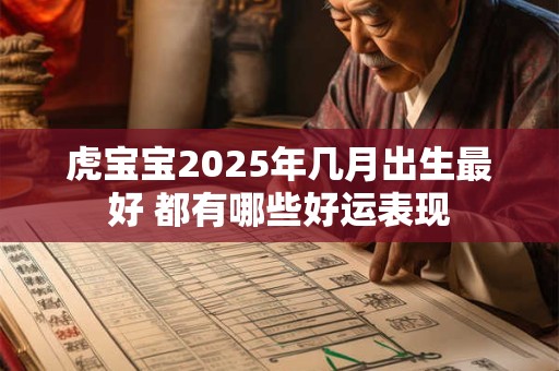 虎宝宝2025年几月出生最好 都有哪些好运表现