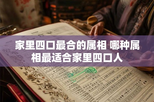 家里四口最合的属相 哪种属相最适合家里四口人 家里四口最合的属相 哪种属相最适合家里四口人