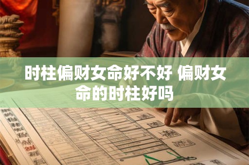 时柱偏财女命好不好 偏财女命的时柱好吗