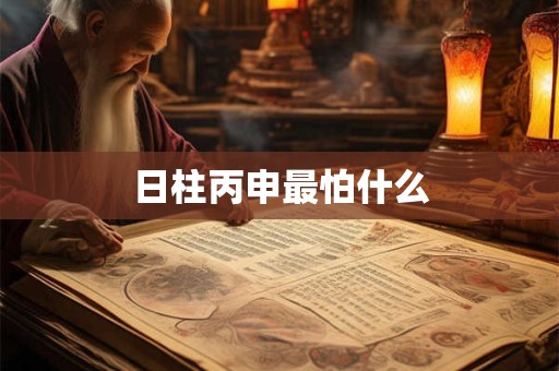 日柱丙申最怕什么