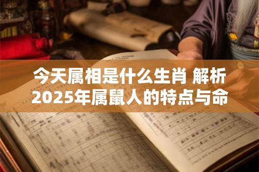 今天属相是什么生肖 解析2025年属鼠人的特点与命运