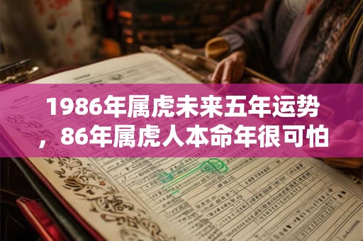 1986年属虎未来五年运势，86年属虎人本命年很可怕吗？