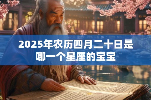 2025年农历四月二十日是哪一个星座的宝宝