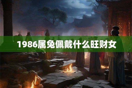 1986属兔佩戴什么旺财女